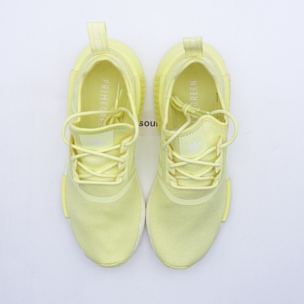 NEW adidas Originals NMD_R1 Sneakers GX8382 Pulse Yellow/White - Picture 6 of 7